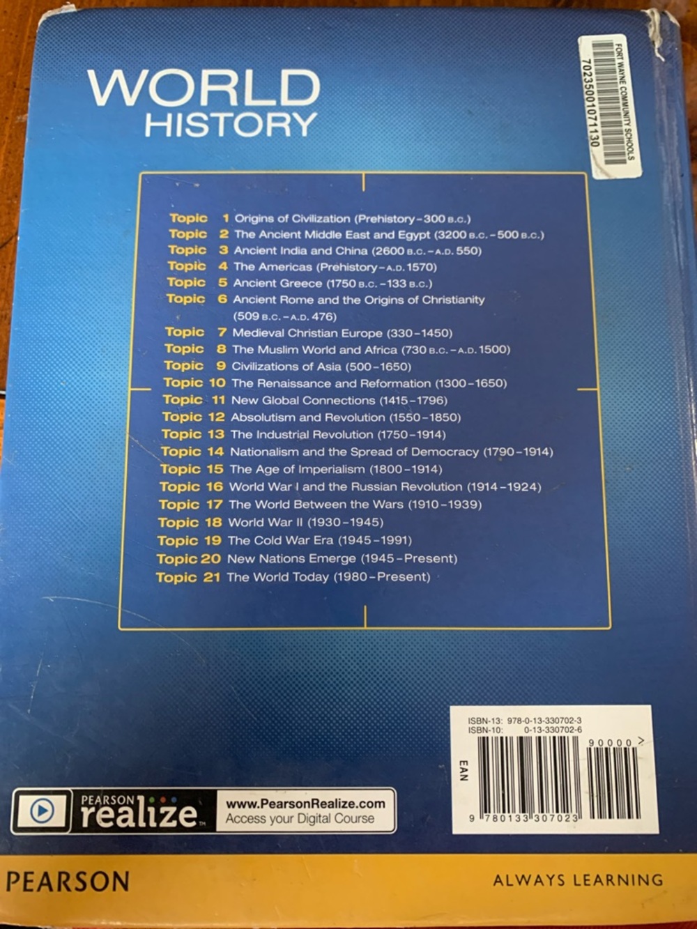 World History Textbook - Picture 2 of 5